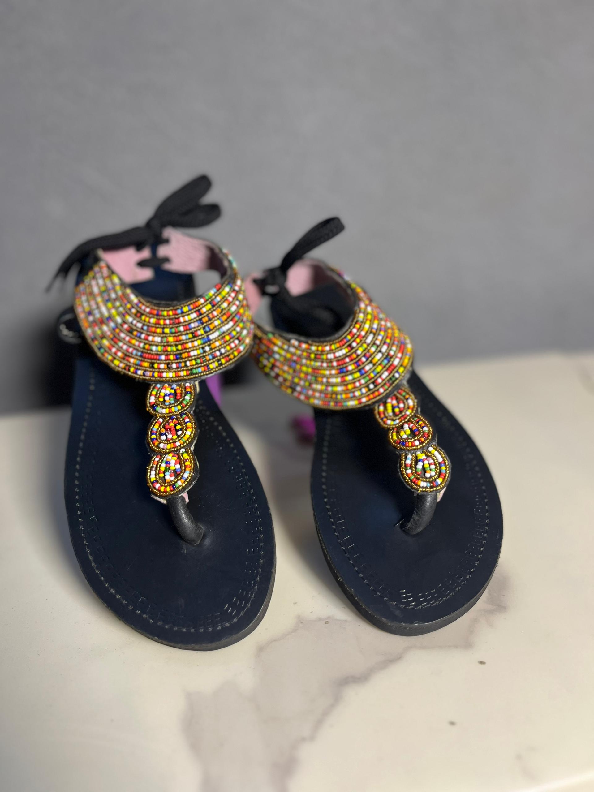 Maasai Sandals — Onyx Black